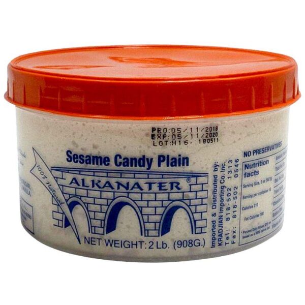 Alkanater Sesame Candy Plain Large, 2lb - Papaya Express