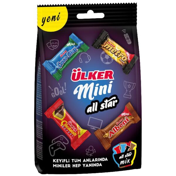 Ulker All Stars Mini , 91g - Papaya Express