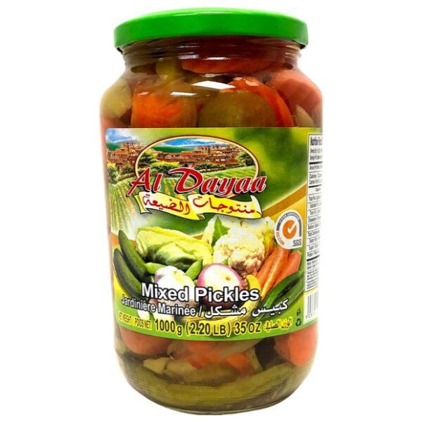 Al Dayaa Mixed Pickles, 1000g - Papaya Express