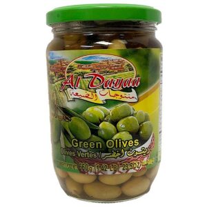 Al Dayaa Green Olives, 660g - Papaya Express