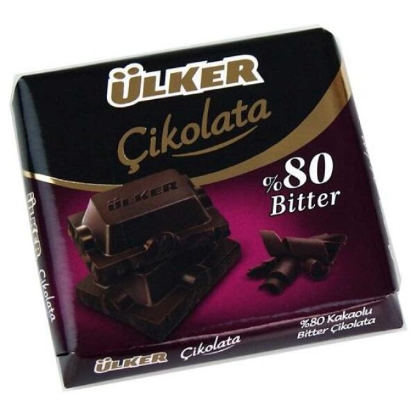 Ulker Cikolata Dark Chocolate - 60g - Papaya Express