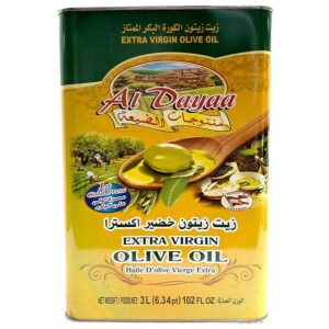 Al Dayaa Olive Oil Tin, 3L - Papaya Express