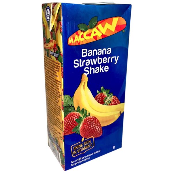 Maccaw Strawberry Banana Drink 1L - Papaya Express