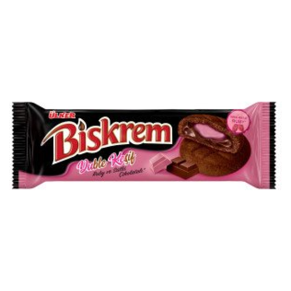 Ulker Biskrem Chocolate with Ruby  Biscuits - 100g - Papaya Express